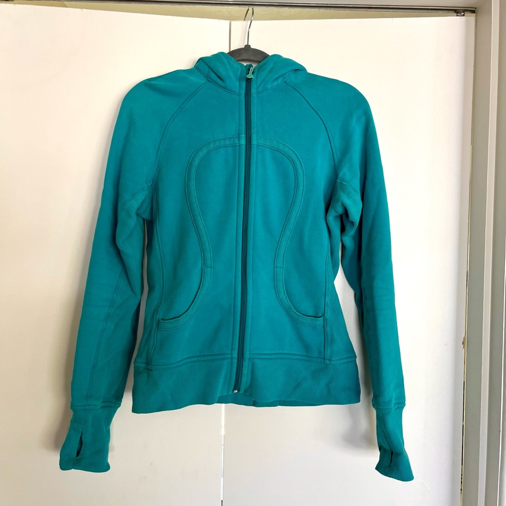 Lululemon Scuba Hoodie, Teal Size 6